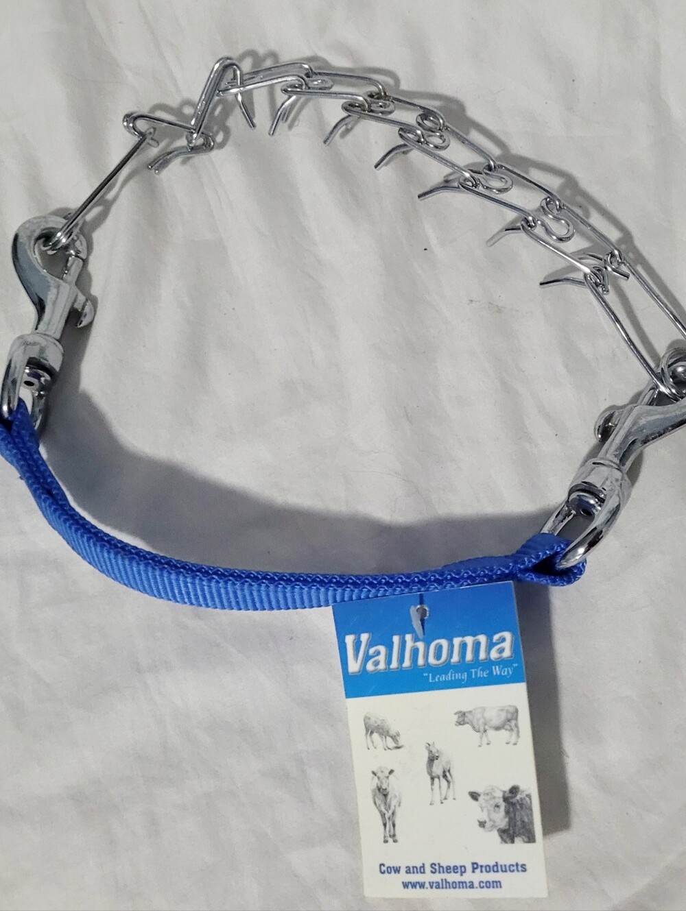 Valhoma Small 23" Blue Goat Show Collar